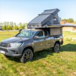 Κουβούκλιο Camper για Toyota Hilux Revo 2016+ Μισοκάμπινο, Μαύρο Alu-Cab - Image 5