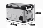 Ψυγείο Συμπιεστή ICECO APL55 Διπλής Ζώνης Ασημί - Image 7