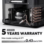 Ψυγείο Κομπρέσορα Μονής Ζώνης VL60PROS 60lt Γκρι ICECO - Image 7